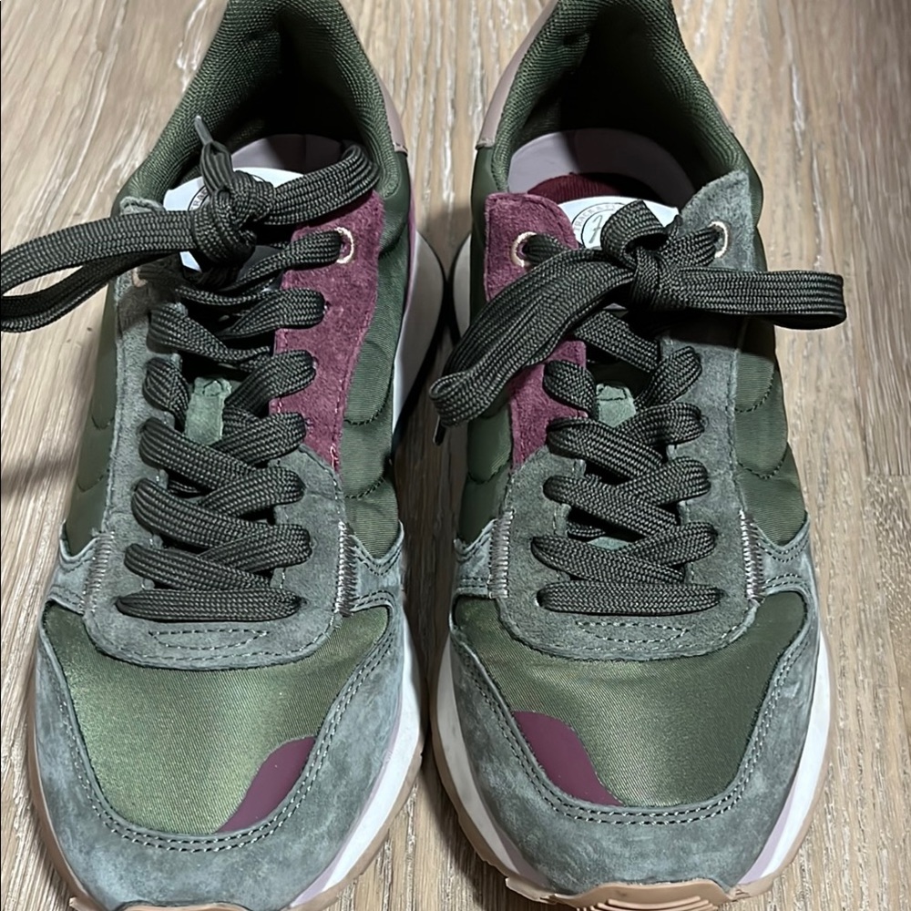 Stylish Green and Purple Women's Sneakers, Hoff Brand, EU Size 38